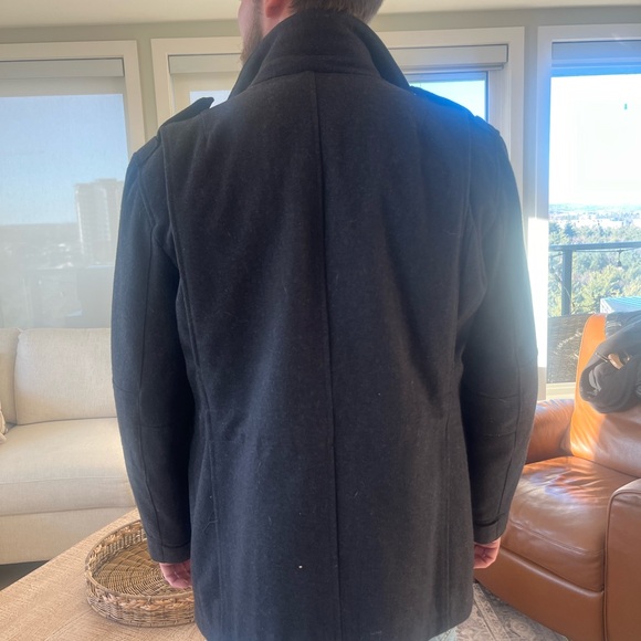 Men's Black Utility Jacket (charcoal) - Picture 5 of 11